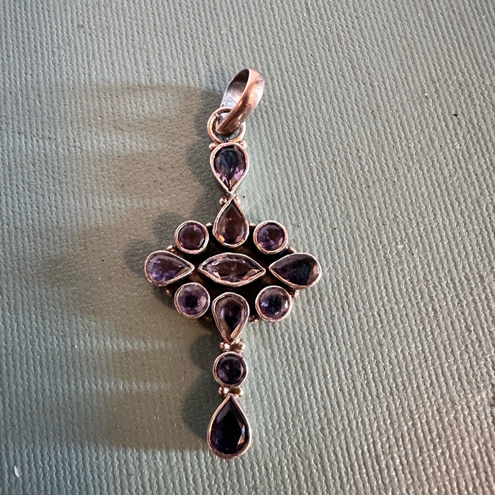Elegant Sterling Silver Tanzanite Gemstone Pendant